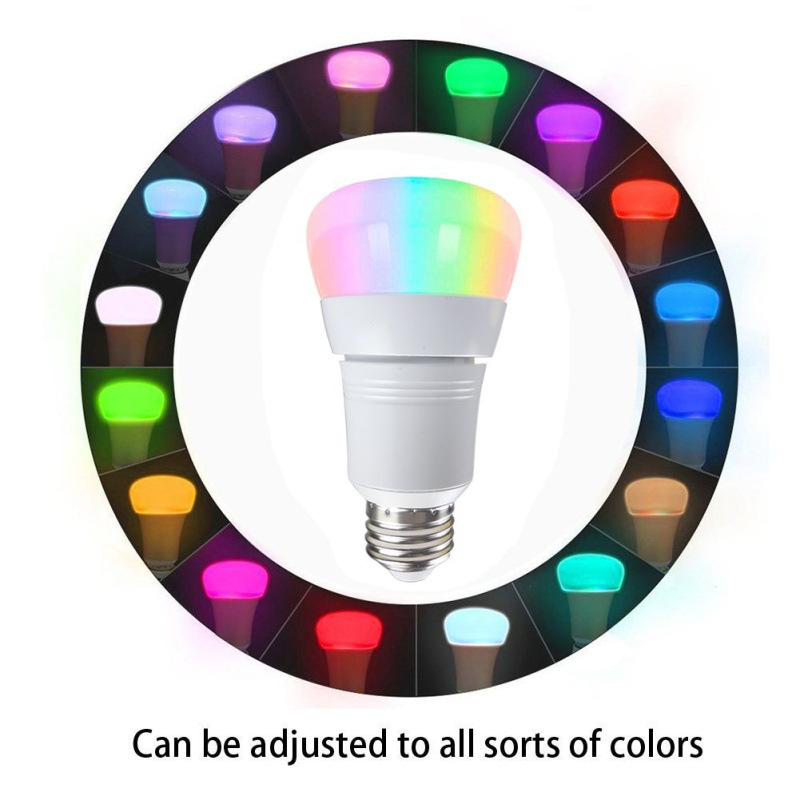 E27 7W RGB WiFi APP Alexa Voice Control Smart LED Bulb E27 7W RGB WiFi APP Alexa Voice Control Smart LED Bulb